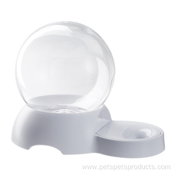 automatic bubble transparent water feeder pet supplies